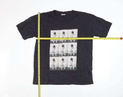 Mens UK Size L Noisy may Black  T-Shirt