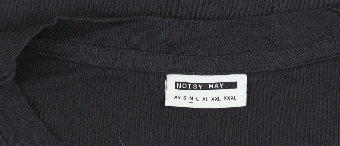 Mens UK Size L Noisy may Black  T-Shirt