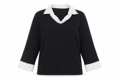 Womens UK Size XL Debbie Morgan Black Pullover Jumper