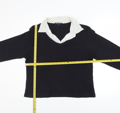 Womens UK Size XL Debbie Morgan Black Pullover Jumper