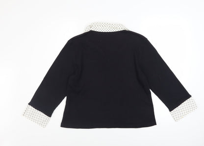 Womens UK Size XL Debbie Morgan Black Pullover Jumper