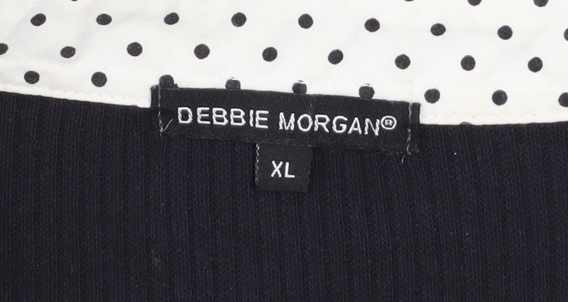 Womens UK Size XL Debbie Morgan Black Pullover Jumper