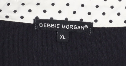 Womens UK Size XL Debbie Morgan Black Pullover Jumper