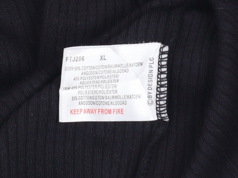 Womens UK Size XL Debbie Morgan Black Pullover Jumper