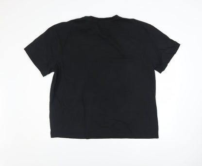 Mens UK Size L NFL Black  T-Shirt