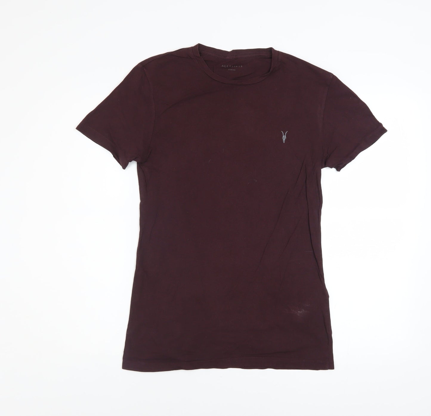Mens UK Size XS AllSaints Brown  T-Shirt