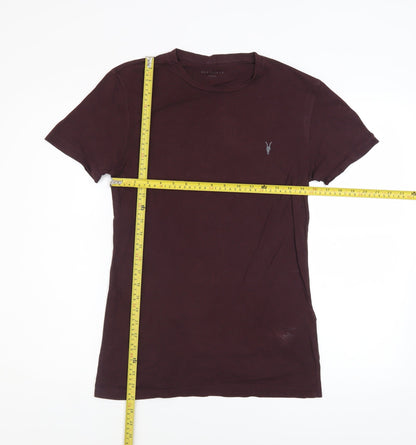 Mens UK Size XS AllSaints Brown  T-Shirt