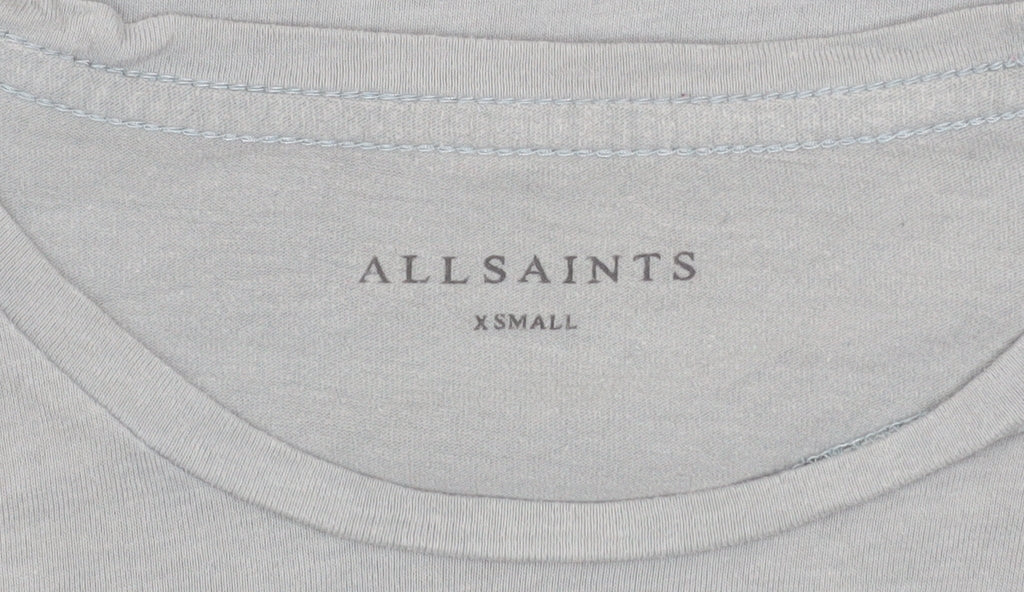 Mens UK Size XS AllSaints Grey  T-Shirt