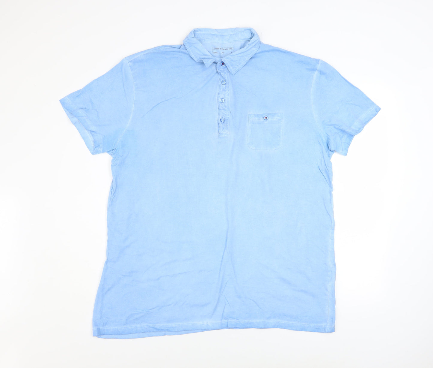 Mens UK Size XL James & Nicholson 100% Cotton Polo Shirt