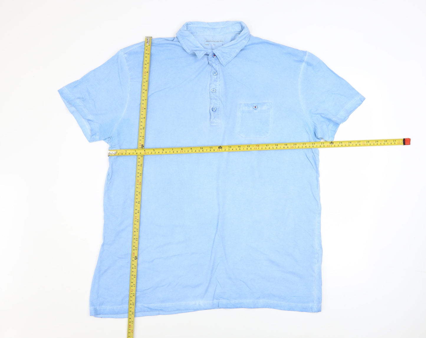 Mens UK Size XL James & Nicholson 100% Cotton Polo Shirt