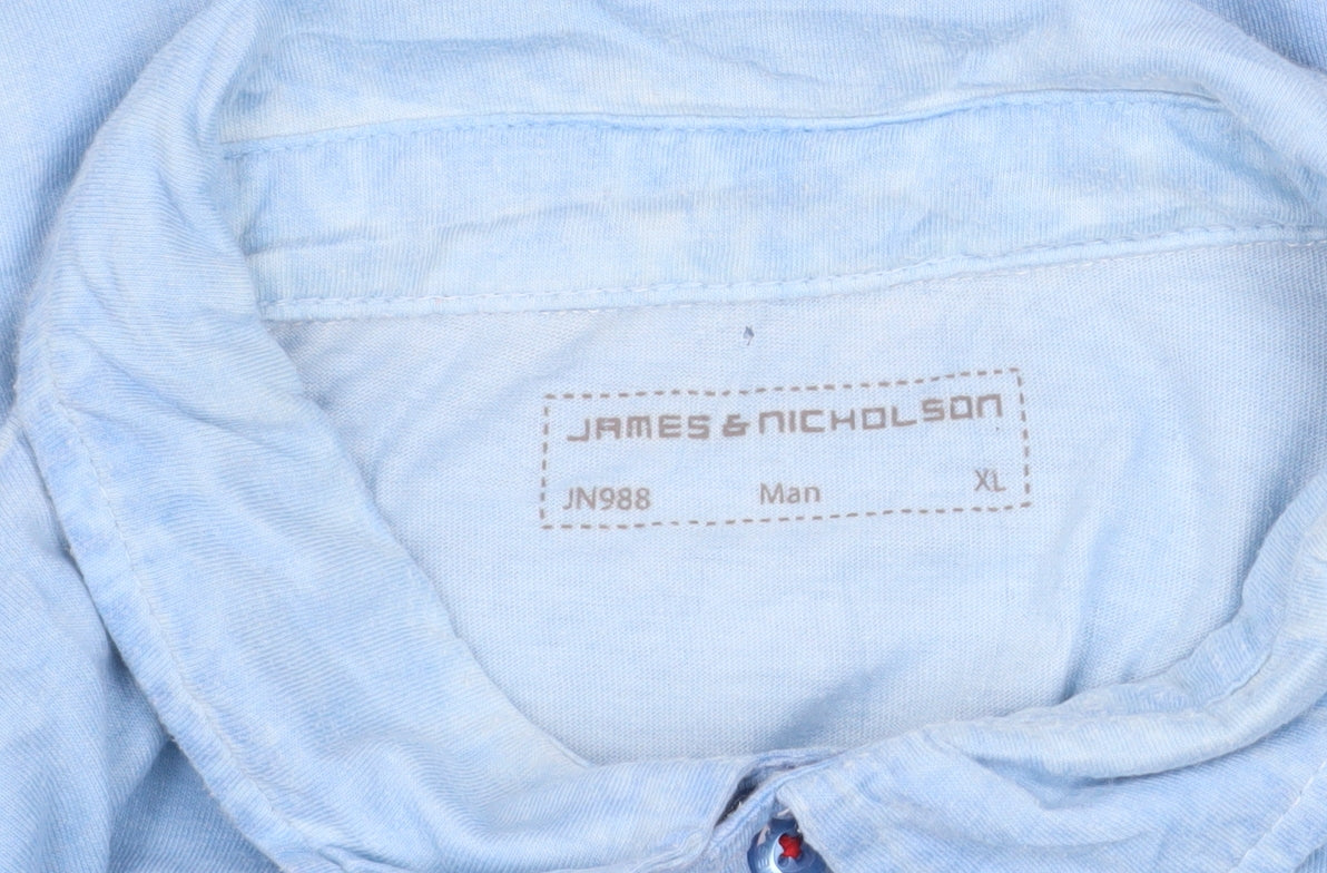 Mens UK Size XL James & Nicholson 100% Cotton Polo Shirt