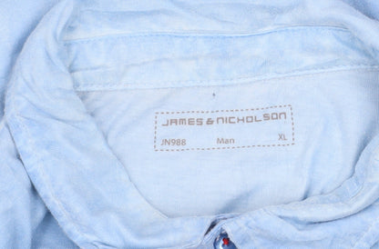 Mens UK Size XL James & Nicholson 100% Cotton Polo Shirt