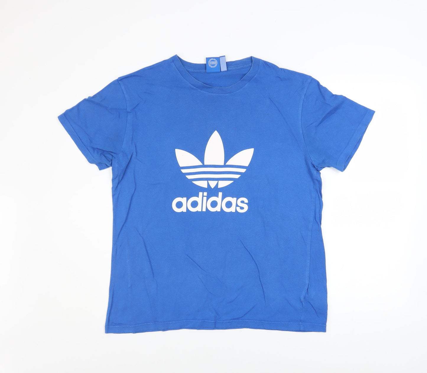 Mens UK Size M adidas Blue  T-Shirt