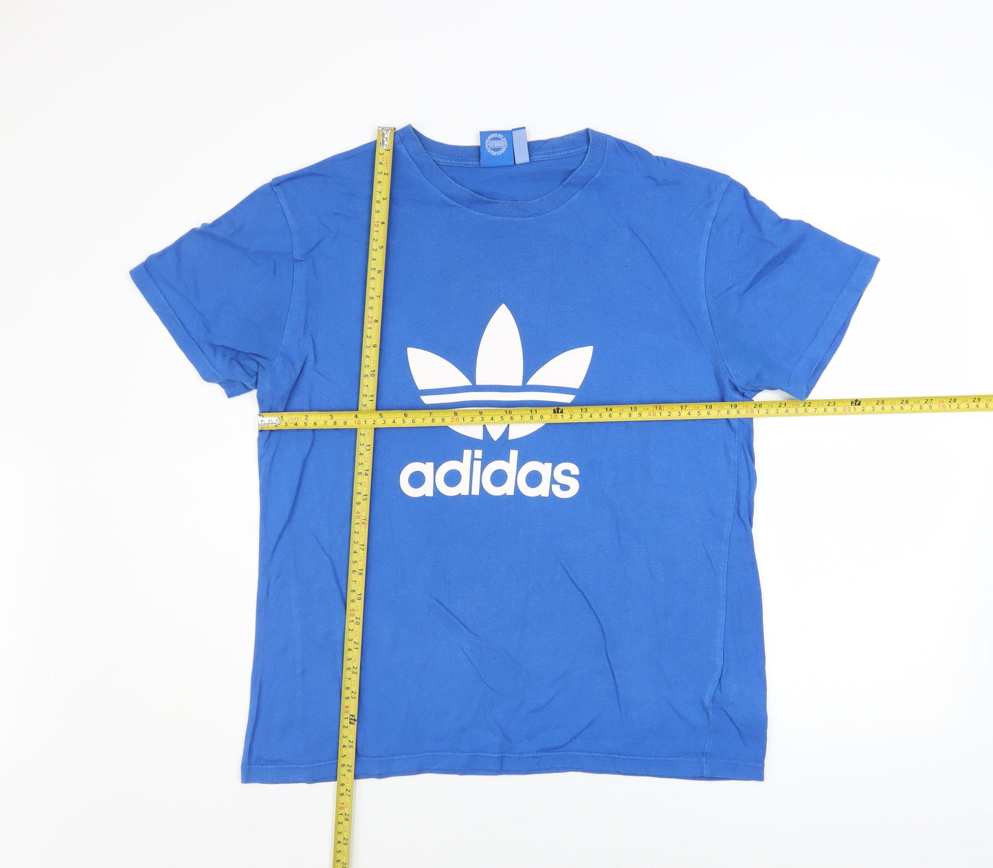 Mens UK Size M adidas Blue  T-Shirt