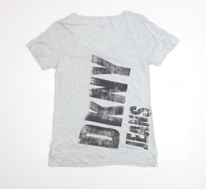 Mens UK Size M DKNY Jeans Grey  T-Shirt
