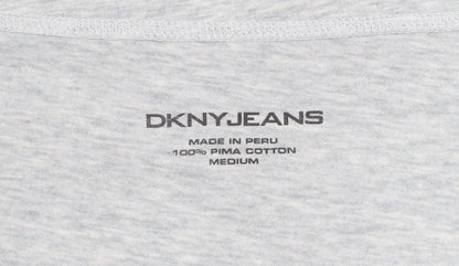 Mens UK Size M DKNY Jeans Grey  T-Shirt