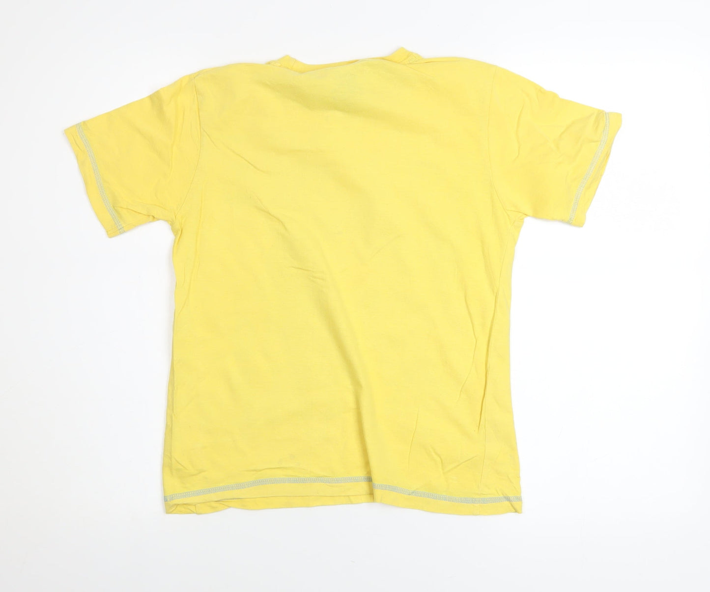 Boys UK Size 9-10 Years Primark Yellow Basic T-Shirt