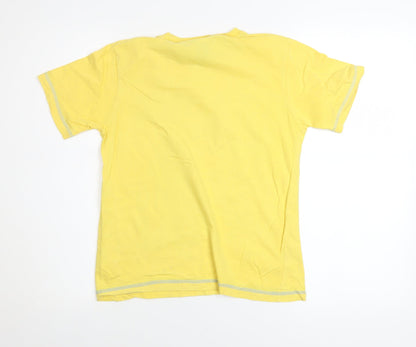 Boys UK Size 9-10 Years Primark Yellow Basic T-Shirt
