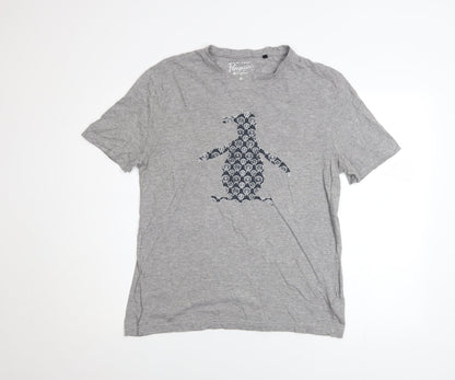 Mens UK Size M Original Penguin Grey  T-Shirt