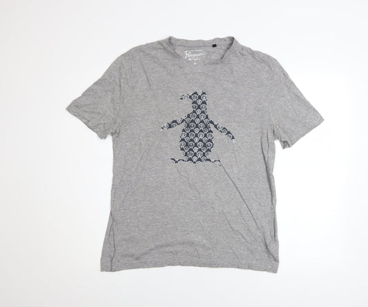 Mens UK Size M Original Penguin Grey  T-Shirt