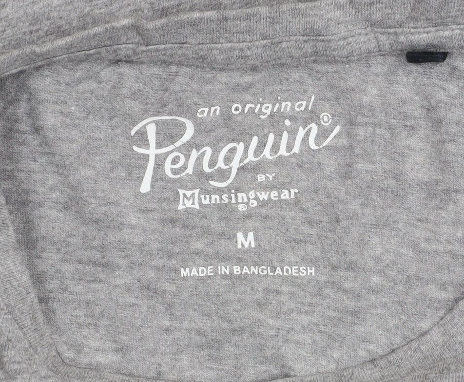 Mens UK Size M Original Penguin Grey  T-Shirt