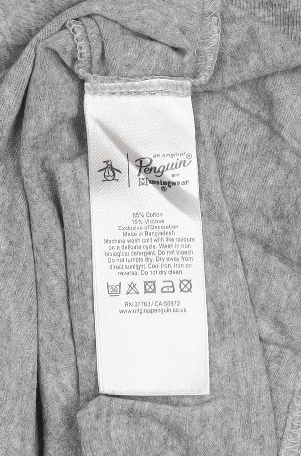 Mens UK Size M Original Penguin Grey  T-Shirt