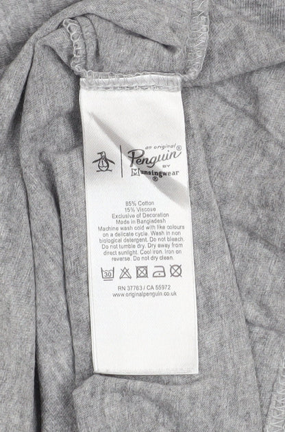 Mens UK Size M Original Penguin Grey  T-Shirt