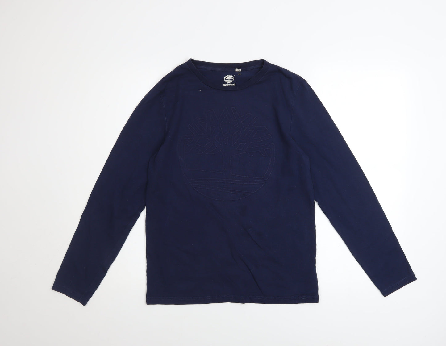 Boys UK Size 14-15 Years Timberland Blue Basic T-Shirt