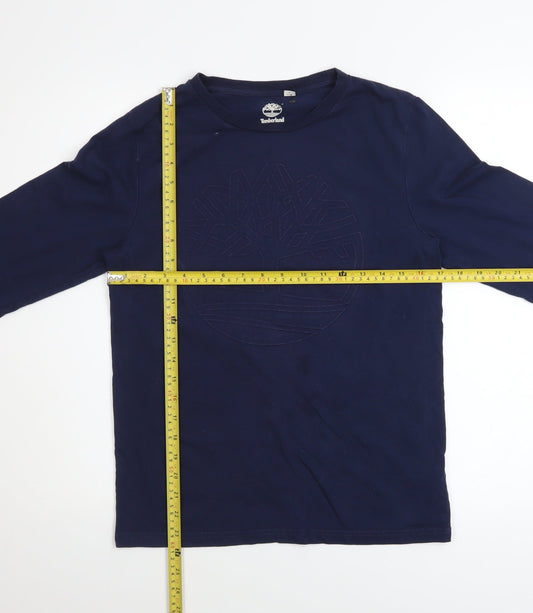 Boys UK Size 14-15 Years Timberland Blue Basic T-Shirt