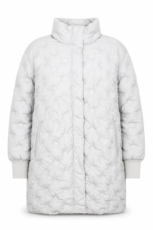 Womens UK Size 14 Boohoo Grey Puffer Jacket