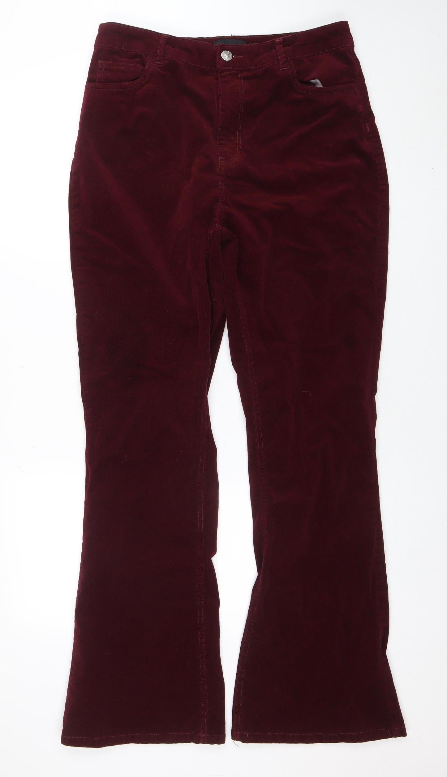 Womens UK Size 4 Pieces Regular Fit Casual Party/Cocktail Red Trousers