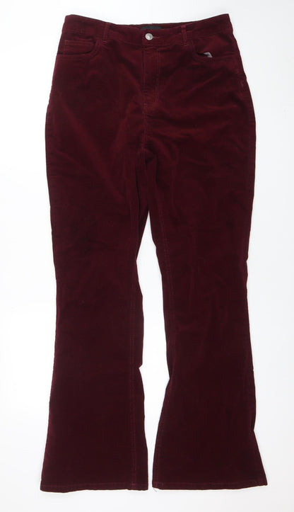 Womens UK Size 4 Pieces Regular Fit Casual Party/Cocktail Red Trousers