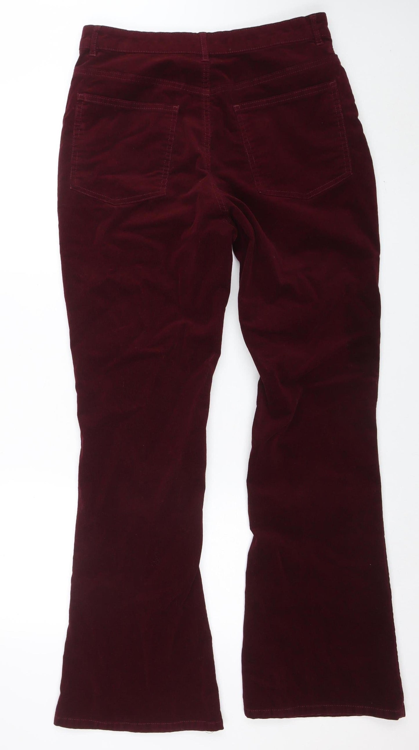 Womens UK Size 4 Pieces Regular Fit Casual Party/Cocktail Red Trousers