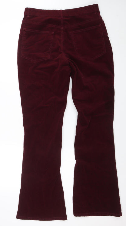 Womens UK Size 4 Pieces Regular Fit Casual Party/Cocktail Red Trousers