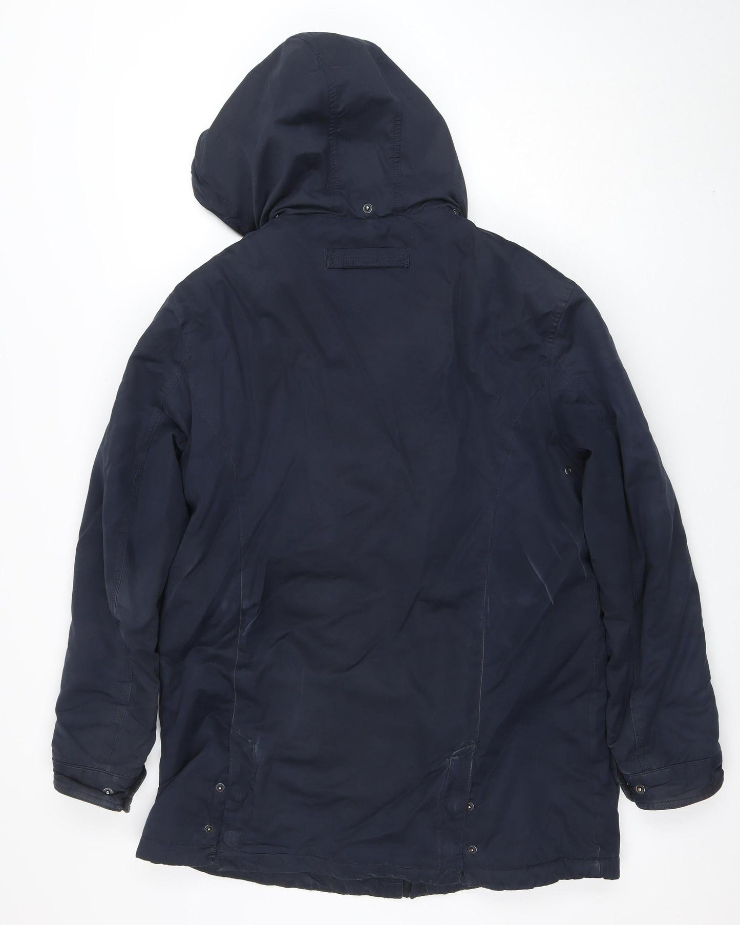 Mens UK Size S Maine New England Blue Parka Coat