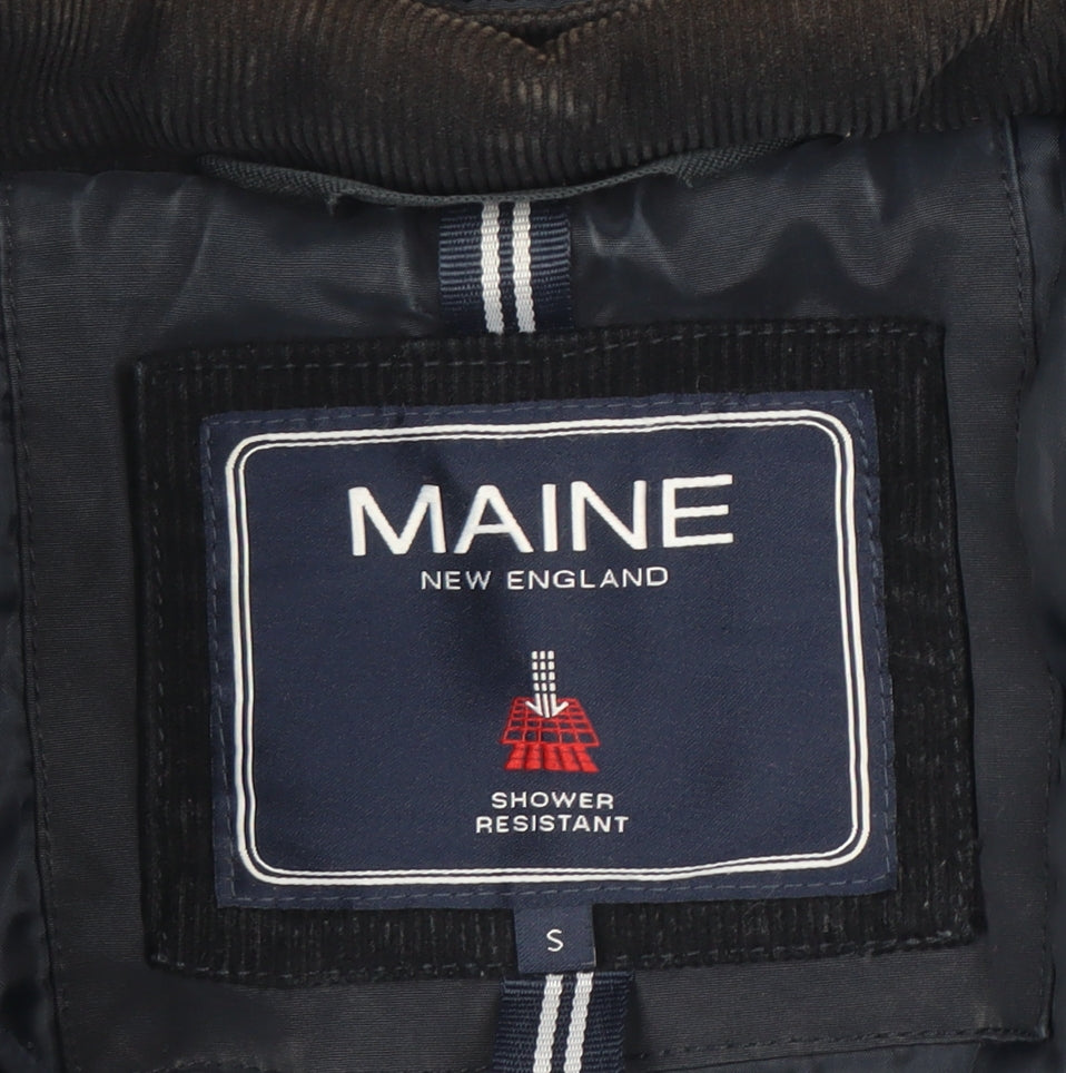 Mens UK Size S Maine New England Blue Parka Coat