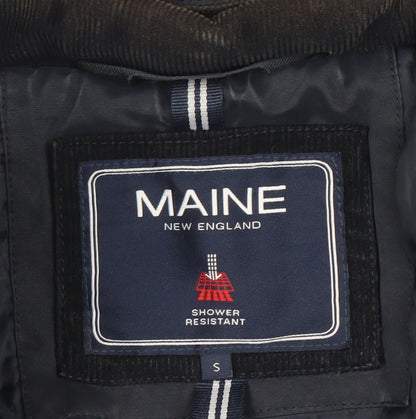Mens UK Size S Maine New England Blue Parka Coat