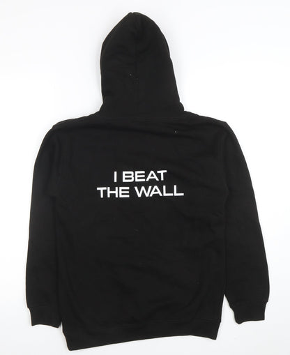 Boys UK Size XL Just Hoods Black Pullover Hoodie