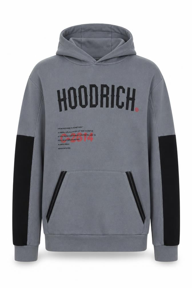 Mens UK Size S Hoodrich Grey Pullover Hoodie