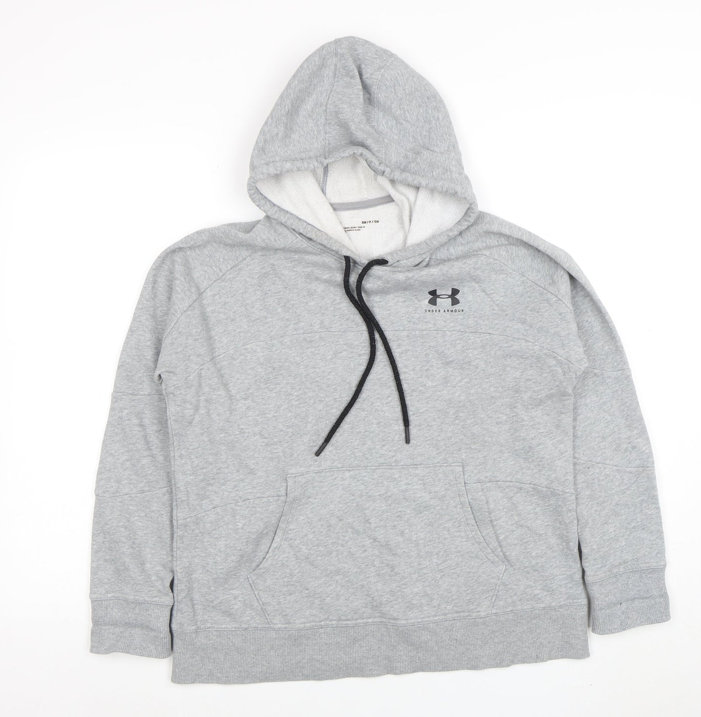 Womens UK Size S Under armour Grey Pullover Hoodie