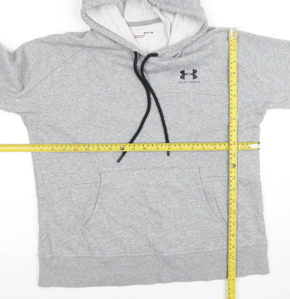 Womens UK Size S Under armour Grey Pullover Hoodie