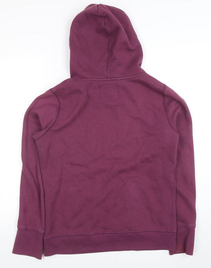 Womens UK Size L Superdry Purple Pullover Hoodie