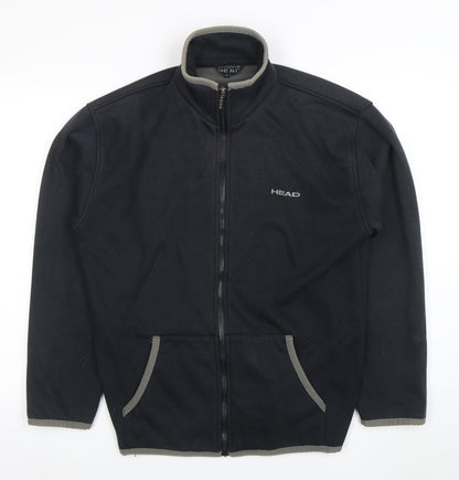 Mens UK Size M HEAD Black Basic Jacket
