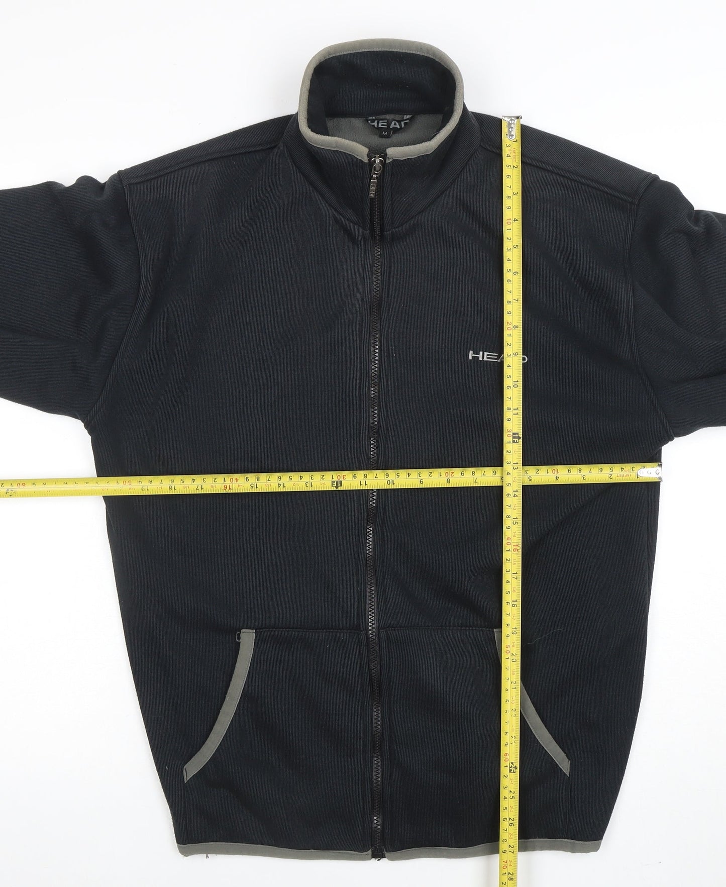 Mens UK Size M HEAD Black Basic Jacket