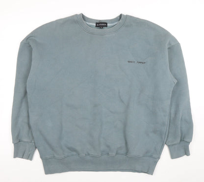 Mens UK Size XL BEAUXNARROW Blue Pullover Sweatshirt