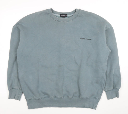Mens UK Size XL BEAUXNARROW Blue Pullover Sweatshirt