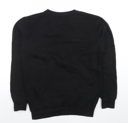 Stars & Stripes Boys Black Christmas Things Sweatshirt Size S