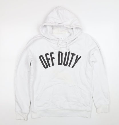 Womens UK Size XS Love & Luxe White Pullover Hoodie