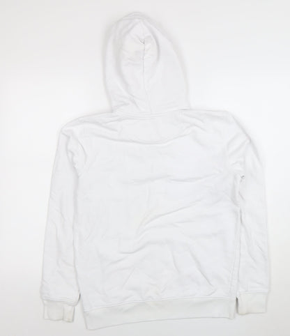 Womens UK Size XS Love & Luxe White Pullover Hoodie