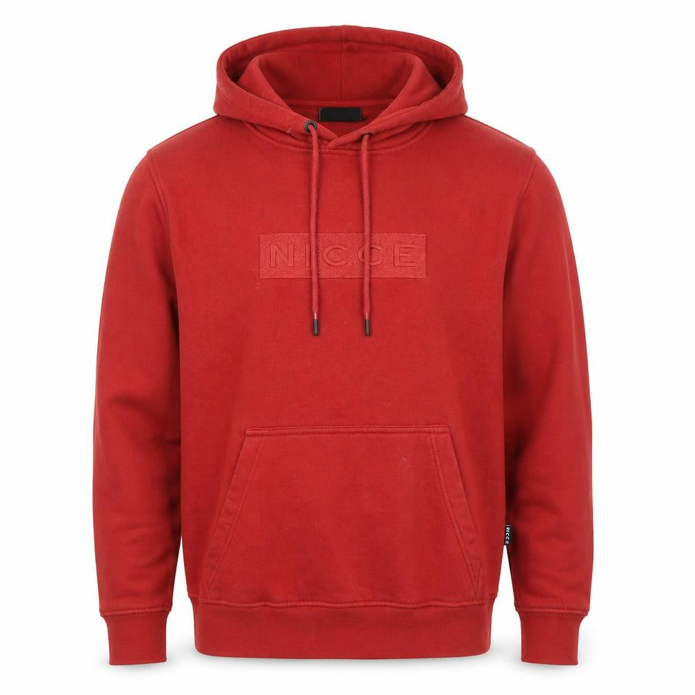 Mens UK Size L NICCE Red Pullover Hoodie